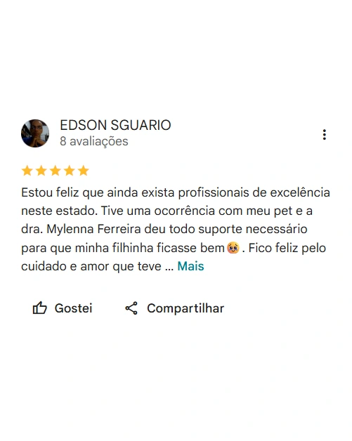 Avaliação real de tutor sobre a PetGold